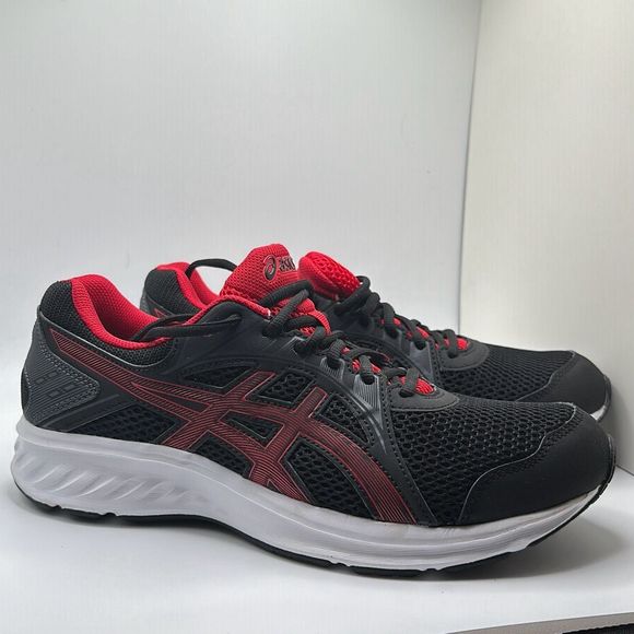 ASICS Men's Jolt 2 Running Shoes 11 EXTRA WIDE RED/BLACK - Picture 1 of 7